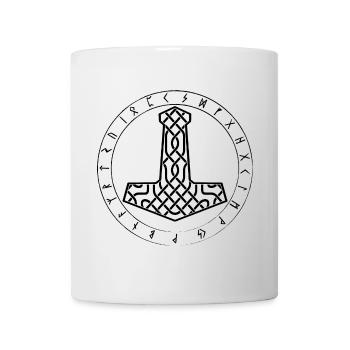 Mjöllnir symbole viking - Mug blanc - blanc - Devant