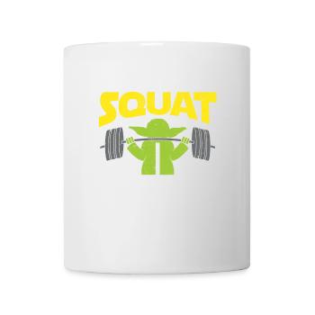 Squat You Must Amusant Workout Fitness Gym - Mug blanc - blanc - Devant