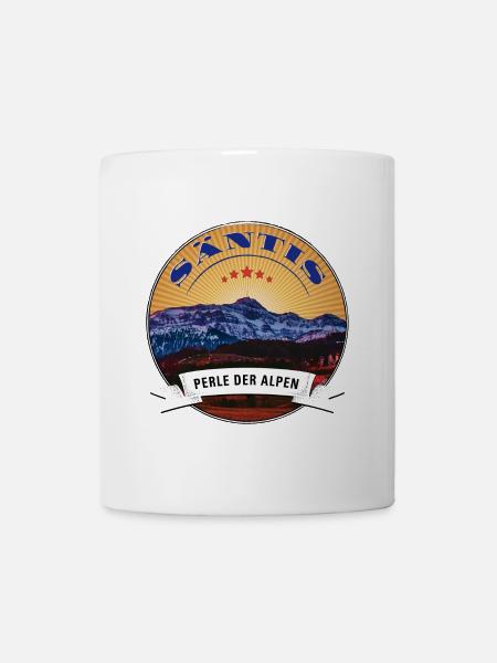 Säntis Perle der Alpen - Tasse - Weiß