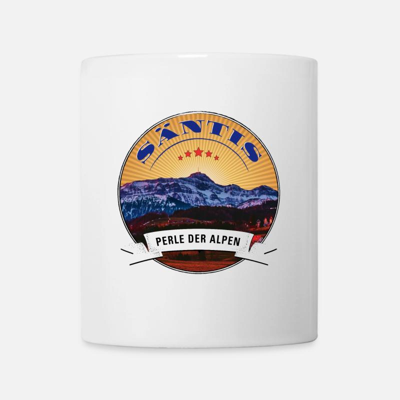 Säntis Perle der Alpen - Tasse - Weiß