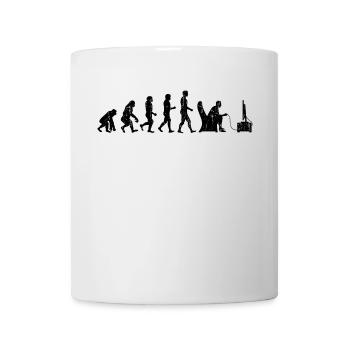 Gamer Zocken Nerd Esports Spielkonsole Evolution - Tasse - Weiß - Vorne