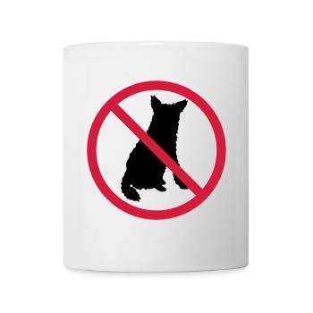 Dogs Forbidden Shield - Mug - white - Front