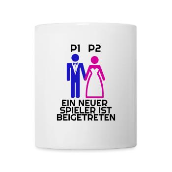 Games Gaming Zocker Videogames Nerd Lustig - Tasse - Weiß - Vorne