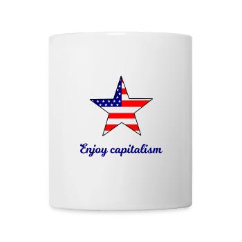 Capitalisme Amérique - Mug blanc - blanc - Devant