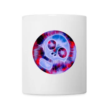Skull neon - Mug - white - Front