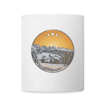 Churfirsten Toggenburg Switzerland - Tasse - Weiß - Vorne