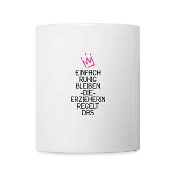Erzieherin - Tasse - Weiß - Vorne