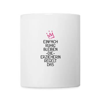 Erzieherin - Tasse - Weiß - Vorne