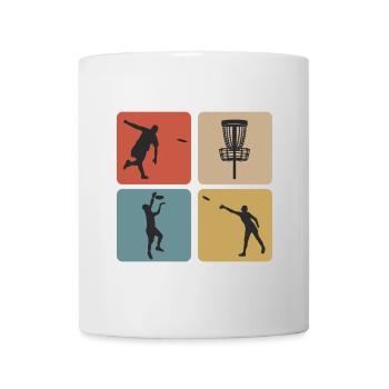 Disc Golf Vintage Sport Design / Idée cadeau - Mug blanc - blanc - Devant