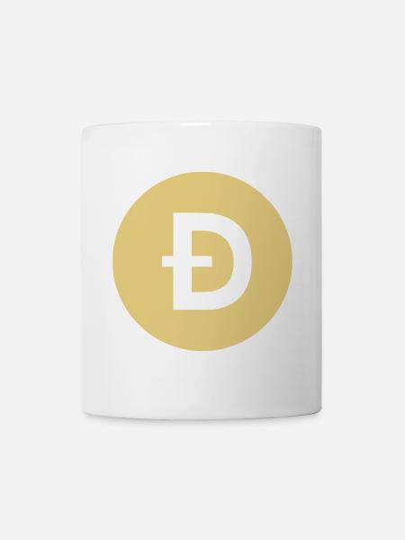 DOGE logo - Mok - wit