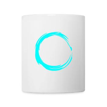 Circle Design Symbol Round Water Blue - Mug - white - Front