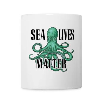 Oktopus Kalmar Tintenfisch - Tasse - Weiß - Vorne