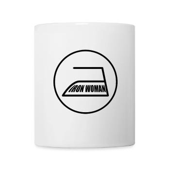 IRON WOMAN Super Mama Muttertag Geschenk - Tasse - Weiß - Vorne