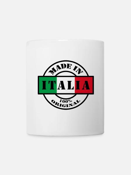 MADE IN ITALIA ITALY Italien Italia Geschenk - Tasse - Weiß