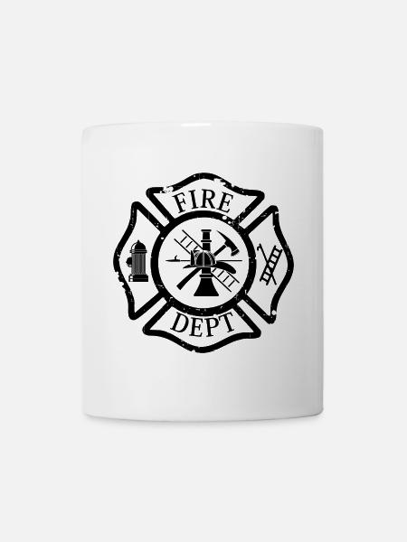 Feuer - Tasse - Weiß
