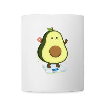 Avocado on Diet Funny Food Design - Mug - white - Front