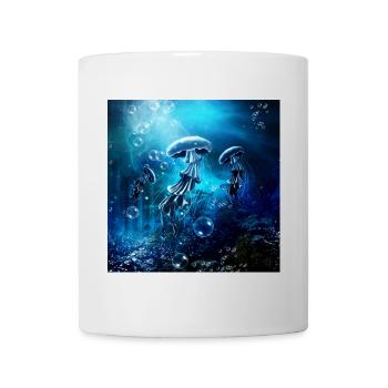 Méduses merveilleuses - Mug blanc - blanc - Devant