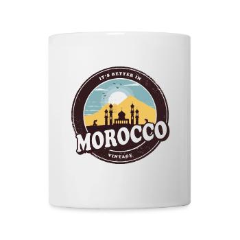 Morocco Vintage Mosque Design - Mug - white - Front