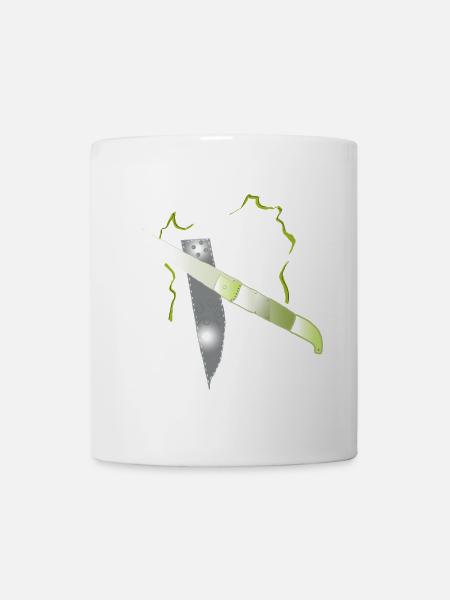 couteau - Mug blanc - blanc