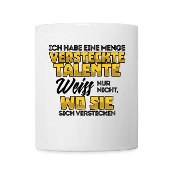 Lustig Witz Cool Statement - Tasse - Weiß - Vorne