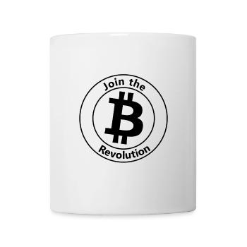 La révolution Bitcoin - Mug blanc - blanc - Devant