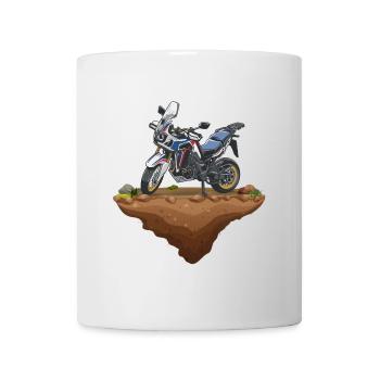 Africa Twin Enduro | Earth _ Tricolor - Mug - white - Front