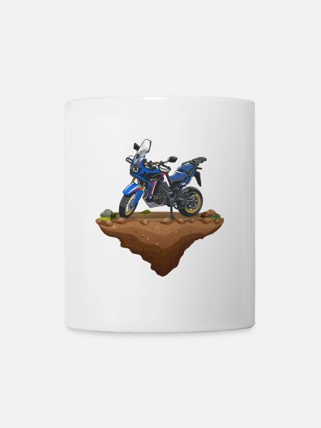 Africa Twin Enduro | Earth // Blau - Tasse - Weiß