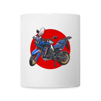 Africa Twin Enduro - japan blue - Mug - white - Front