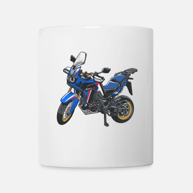 Africa Twin Enduro - solo blue - Mug - white