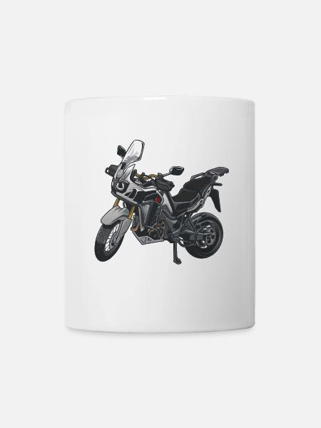 Africa Twin Enduro - solo silver - Tasse - Weiß