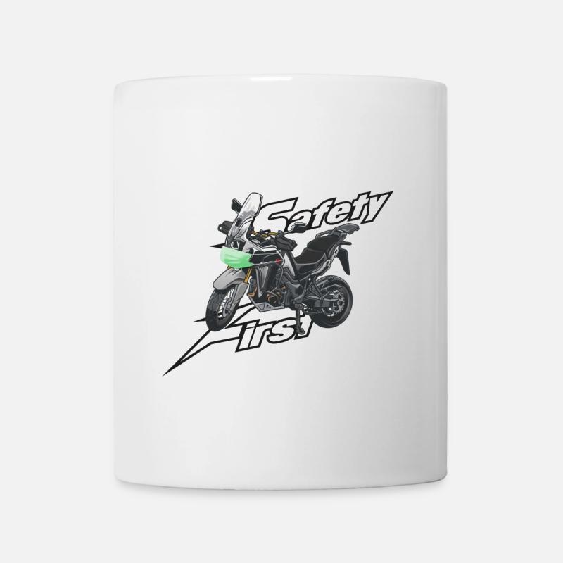 Africa Twin Enduro - safety first silver - Mug - white