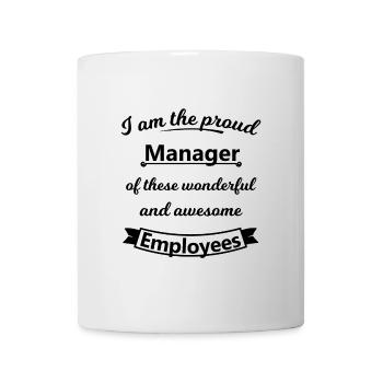 manager - Mug - white - Front