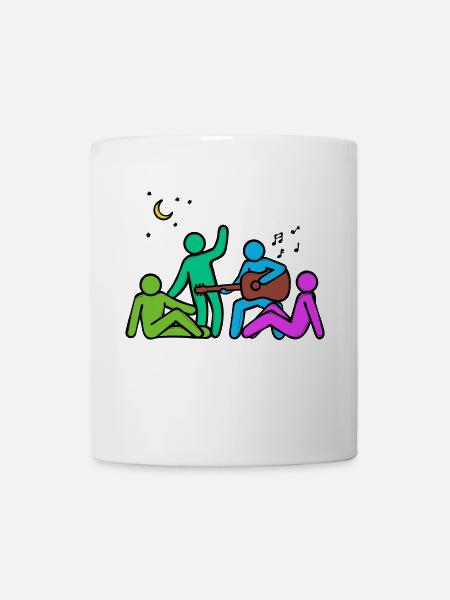 Beste Freunde Kumpel Freundschaft - Tasse - Weiß