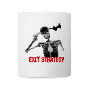 Mad crazy suicide suicide bizarre lol krass xray - Mug - white - Front