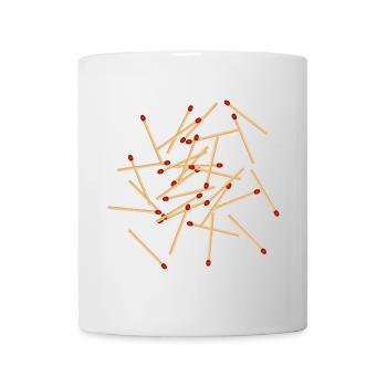 Wildly messy matches - Mug - white - Front