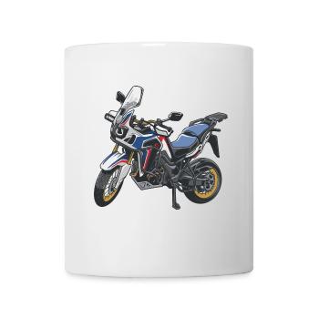 Africa Twin Enduro - solo tricolor - Mug - white - Front