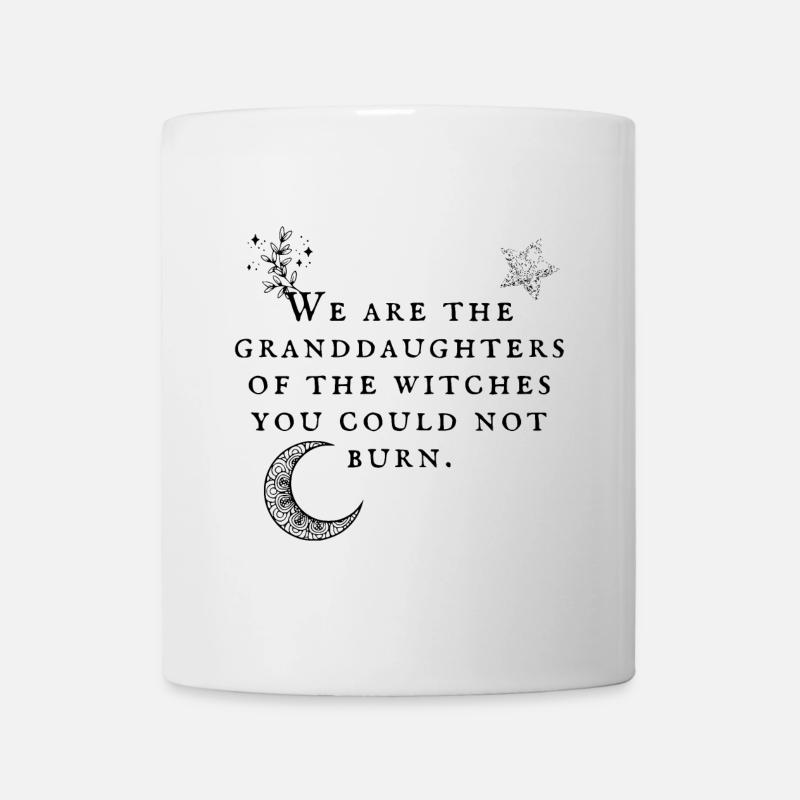 Witch - witches granddaughters moon - bright - Mug - white