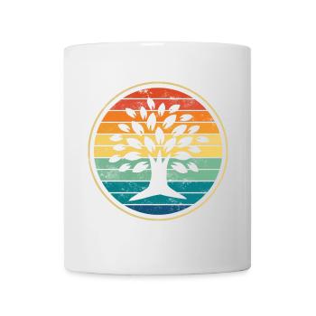 Baum - Tasse - Weiß - Vorne