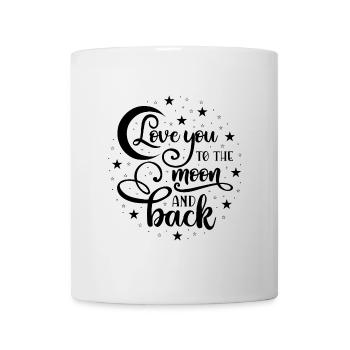Love - To the Moon and Back - bright - Mug - white - Front