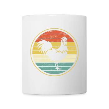 Poulet poulet coq - Mug blanc - blanc - Devant