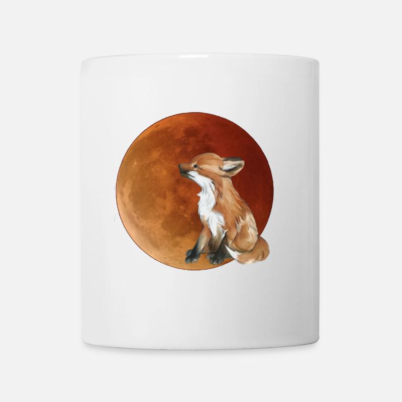 Moon fox in the evening light - Mug - white
