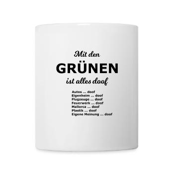 Doof - Tasse - Weiß - Vorne