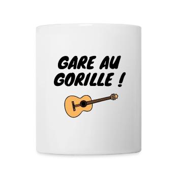 Gare au Gorille - Mug blanc - blanc - Devant