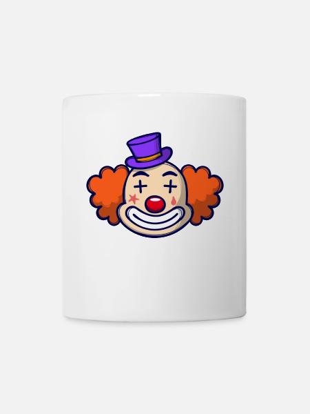 Clown Karneval Fasching - Tasse - Weiß