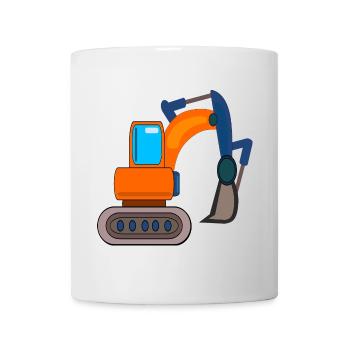 PELLE DE CHANTIER ENFANTS CREUSENT - Mug blanc - blanc - Devant