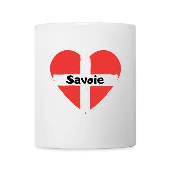 Savoie Drapeau Coeur - Mug blanc - blanc - Devant
