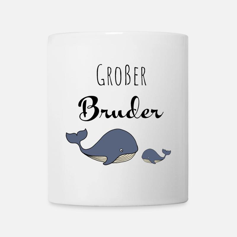Großer Bruder Wal - Tasse - Weiß