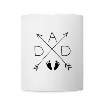 Dad Dad Dad Baby Feet - Mug - white - Front