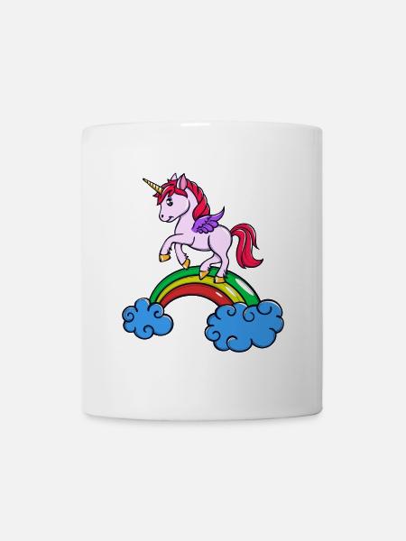 Tier Einhorn - Tasse - Weiß
