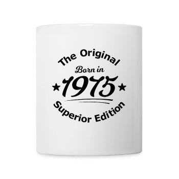 Geboren im Jahr 1975 - Tasse - Weiß - Vorne